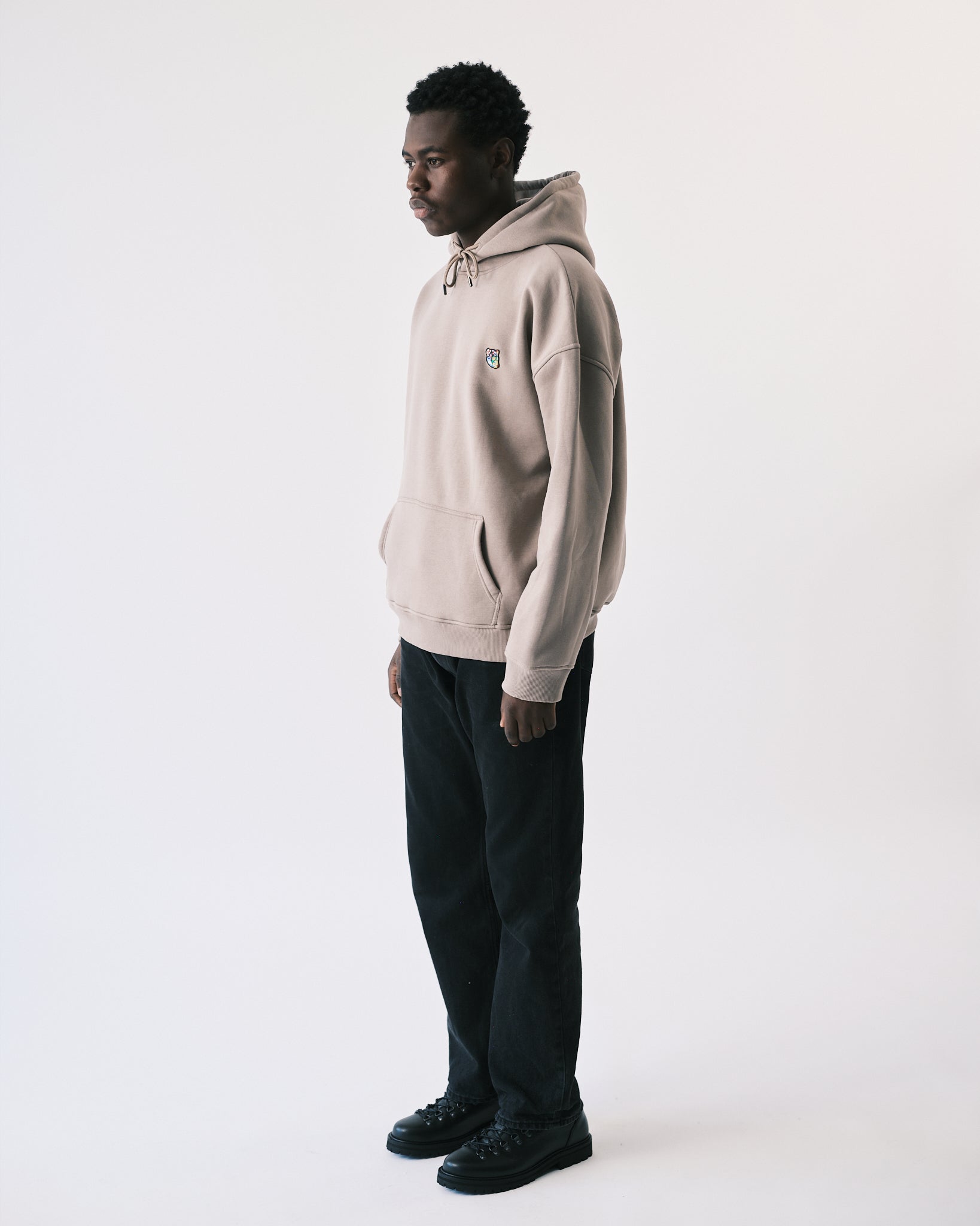 Teddy premium hoodie café latte - Tonsure