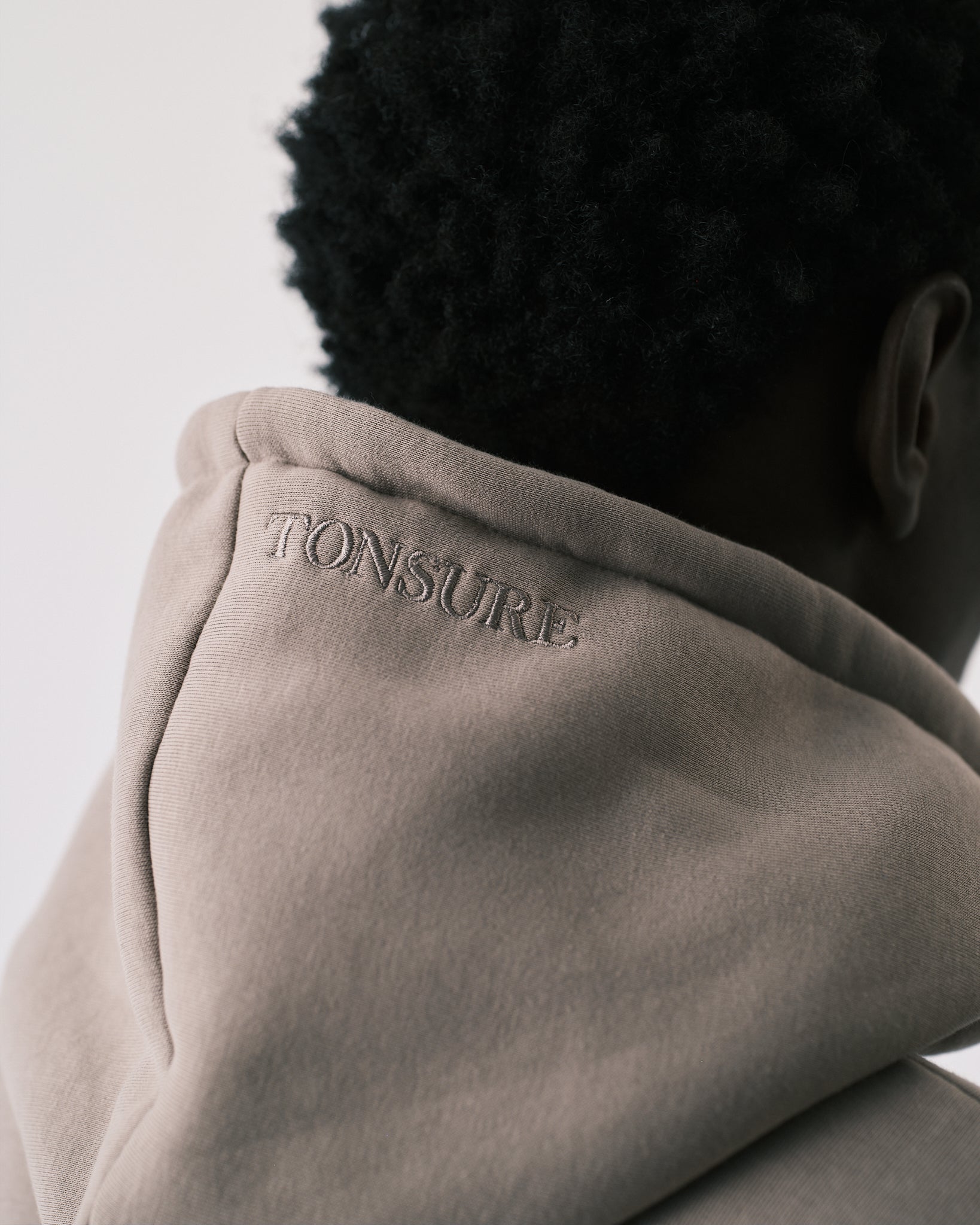 Teddy premium hoodie café latte - Tonsure