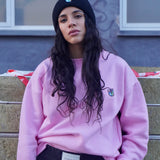 Teddy premium sweatshirt pink flush