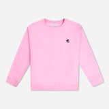 Teddy premium sweatshirt pink til mænd. Tonsure sweatshirt i pink. Scandinavisk mode til mænd. Pink fashion. Trendy style Copenhagen. Unisex. Sweatshirt til kvinder i pink