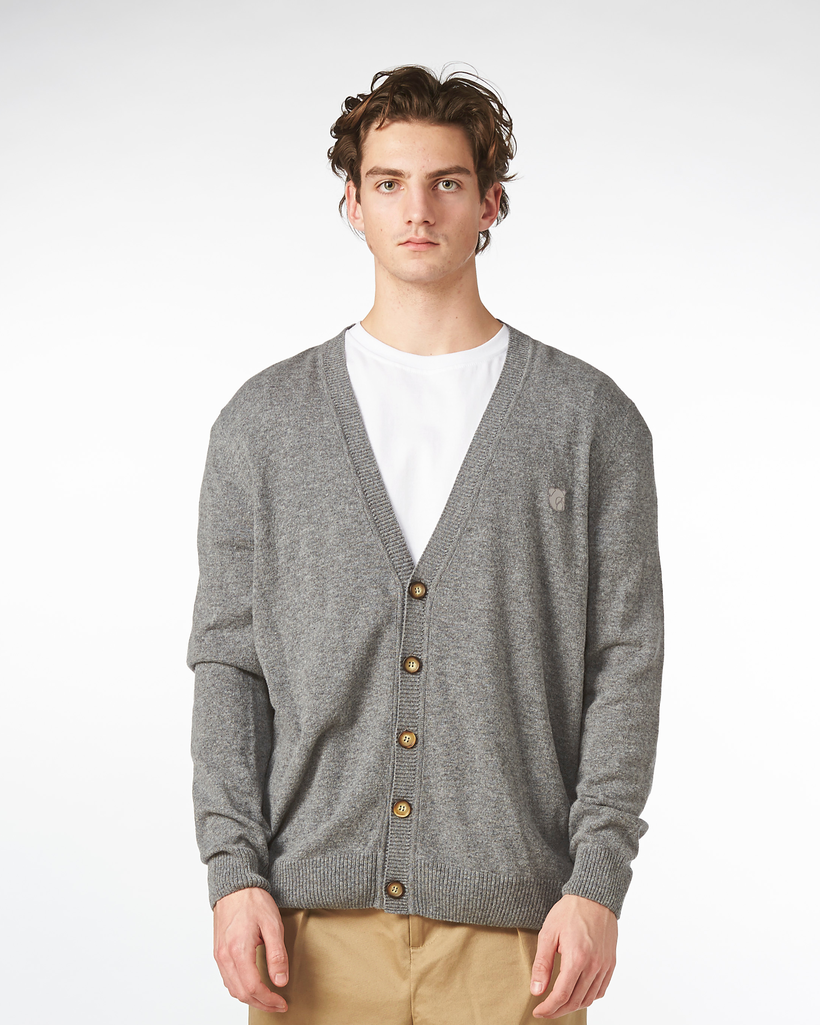 Tonsure lambswool cardigan. Strik til mænd. Cardigan til mænd. David Beckham style. Copenhagen style. Teddy Copenhagen