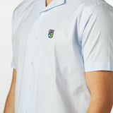 Bang bowlerskjorte blå/hvid stribet