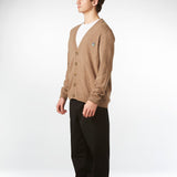 Theo lambswool cardigan café latte