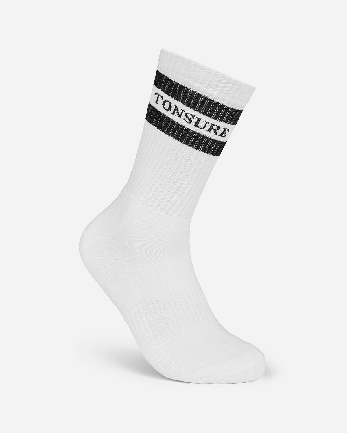 Hvide sokker til mænd og kvinder fra Tonsure. Tennissokker til mænd